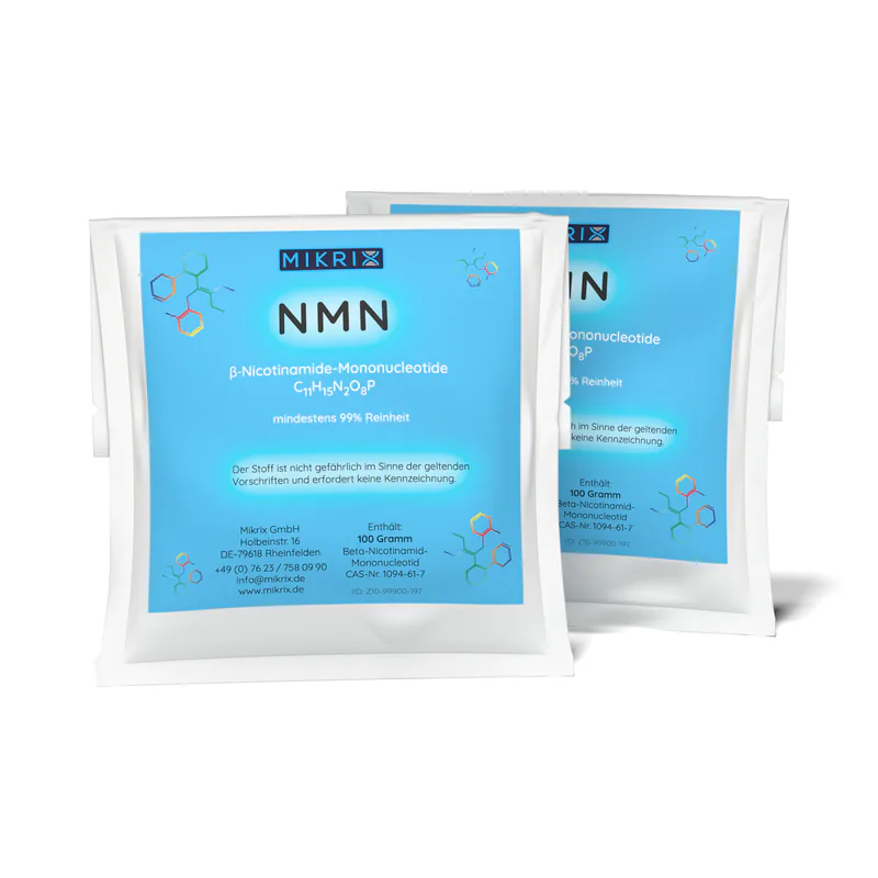 Mikrix NMN Pulver, 200 g als zwei Beutel zu je 100 g