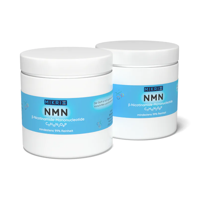 Mikrix NMN Pulver, 500 g als zwei Dosen zu je 250 g
